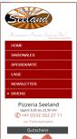 Mobile Screenshot of pizzeria-seeland.ch